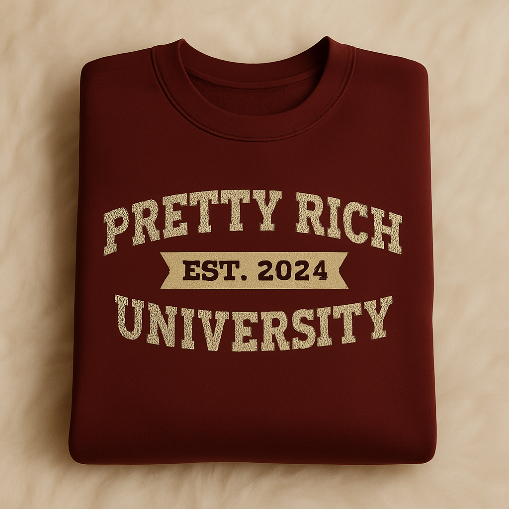 Pretty Rich University Sweatshirt